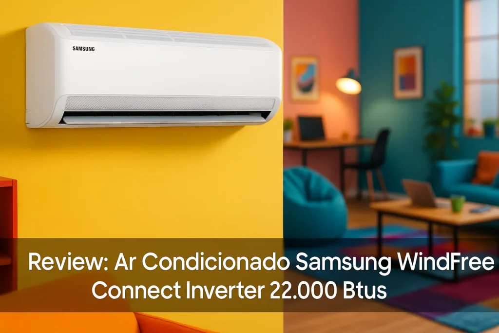 Ar Condicionado Samsung WindFree Connect Inverter 22.000 Btus: Frio Sem Corrente de Ar