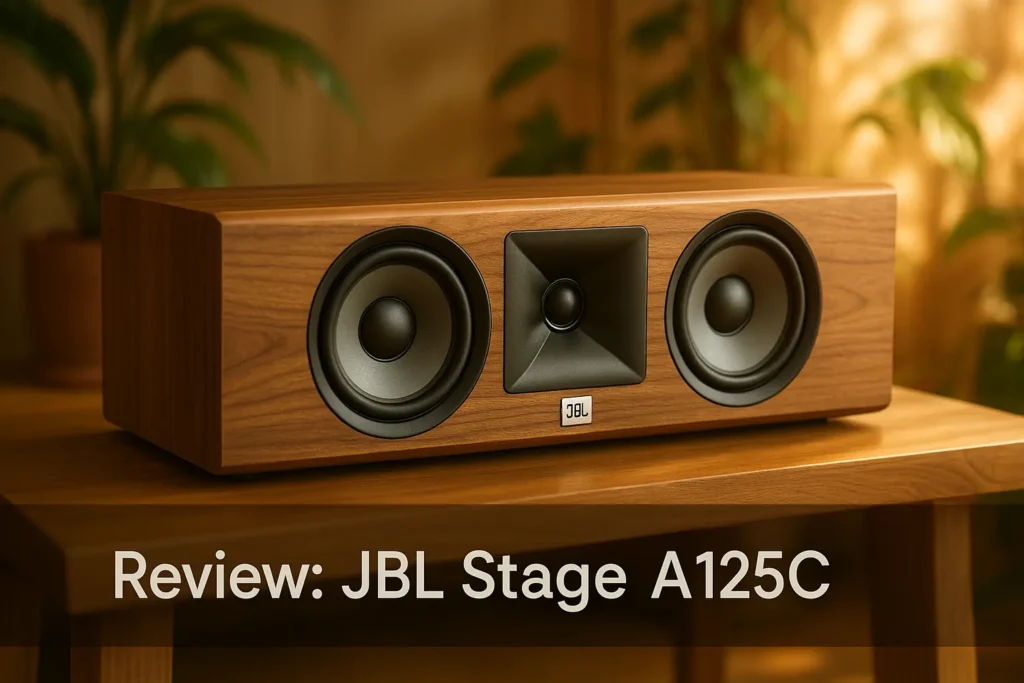 JBL Stage A125C: Clareza e Potência no Centro do Som