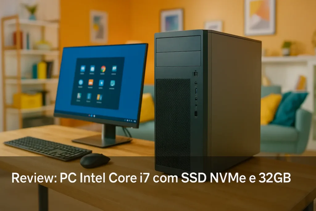 Pc Intel Core i7 com SSD NVMe e 32GB RAM: Potência e Agilidade