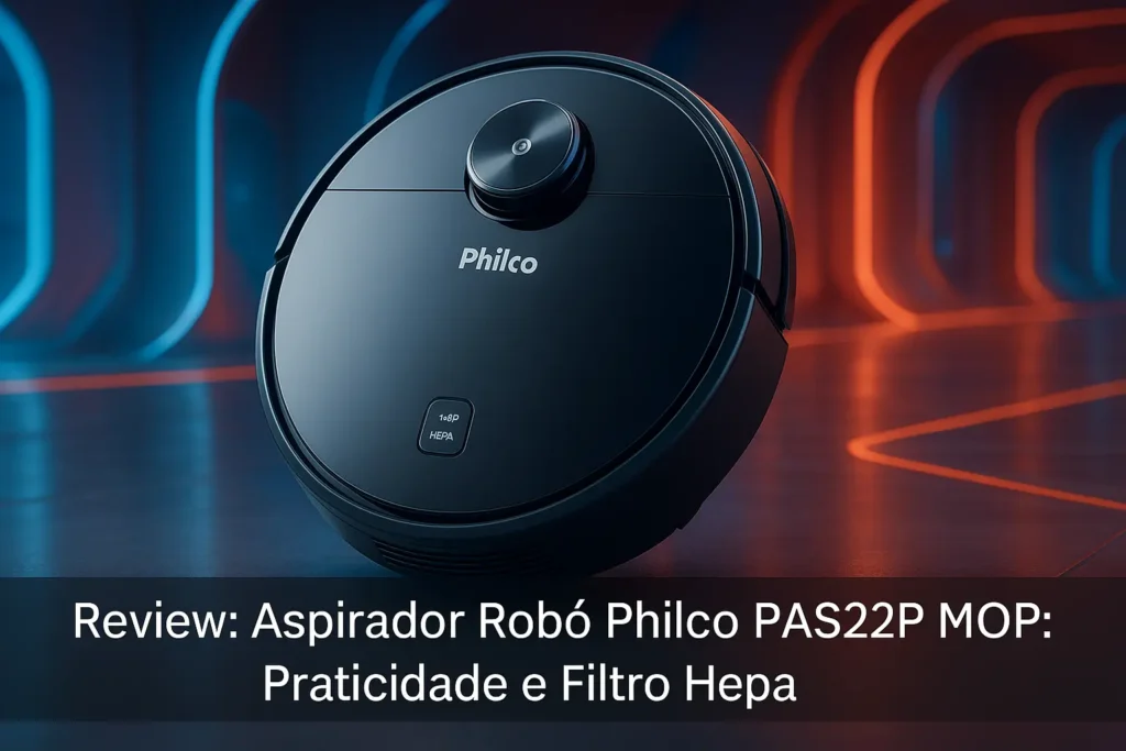 Aspirador Robô Philco PAS22P MOP: Praticidade e Filtro Hepa