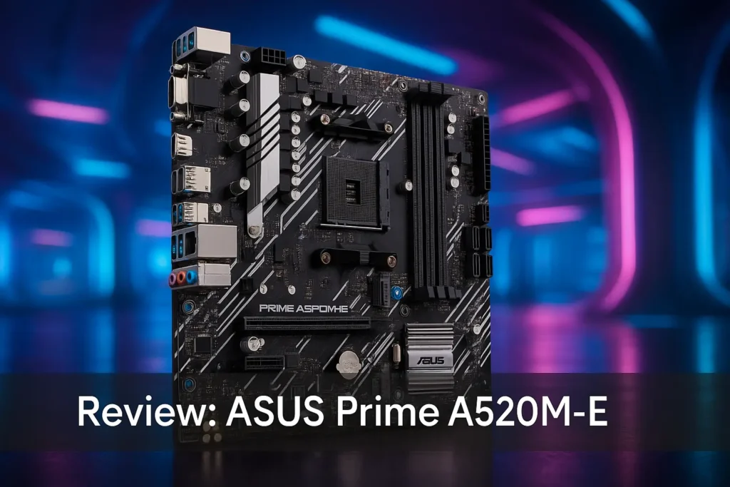 ASUS Prime A520M-E: Compacta, Confiável e Eficiente