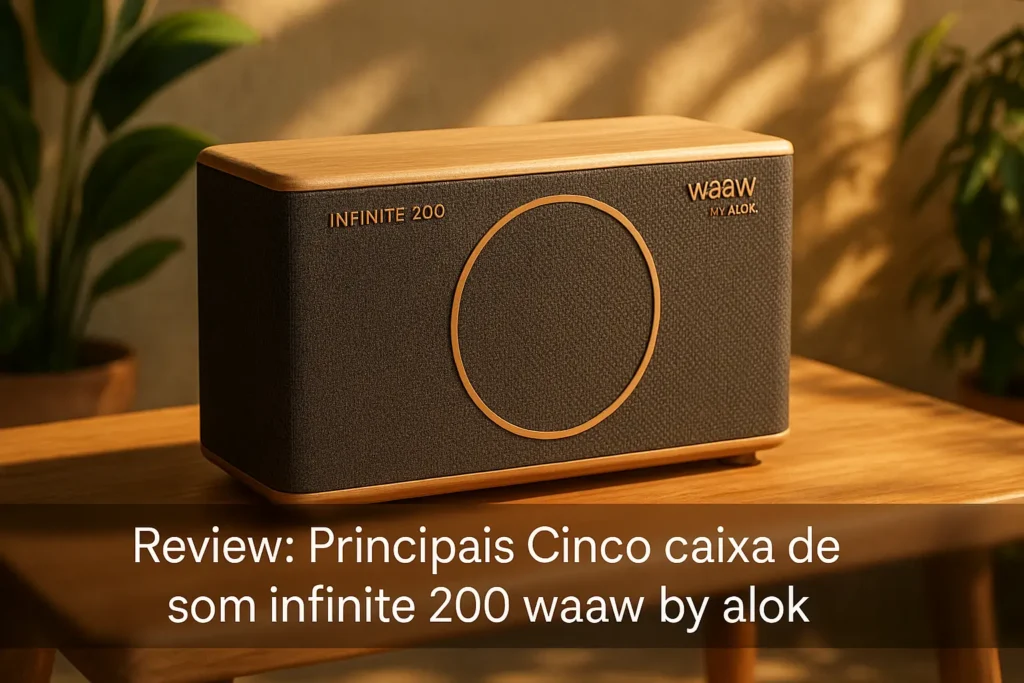 Principais Cinco caixa de som infinite 200 waaw by alok