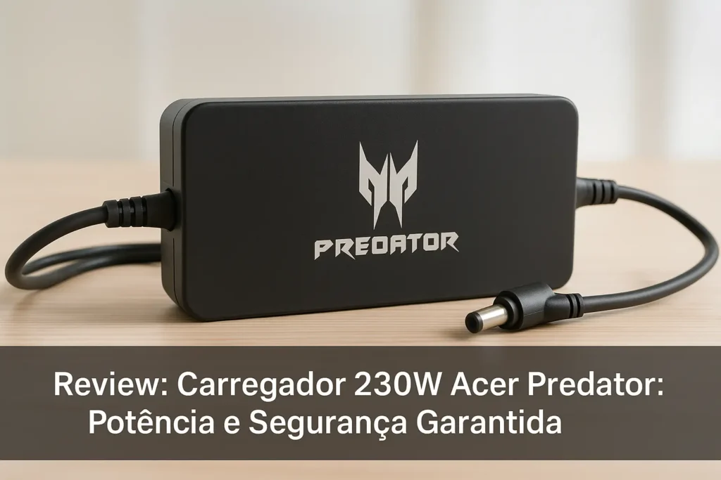 Carregador 230W Acer Predator: Potência e Segurança Garantida