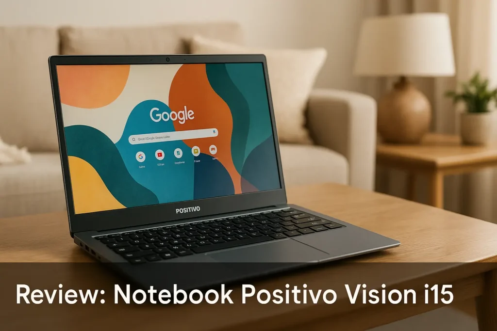 Notebook Positivo Vision i15: Full HD, SSD e Design Portátil