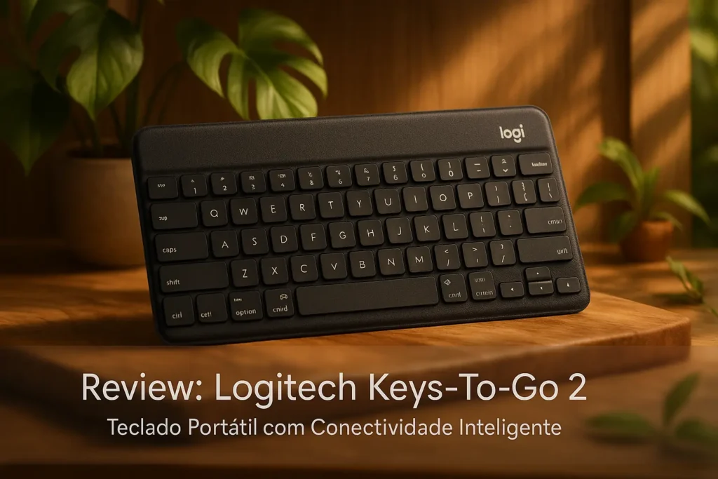 Logitech Keys-To-Go 2: Teclado Portátil com Conectividade Inteligente