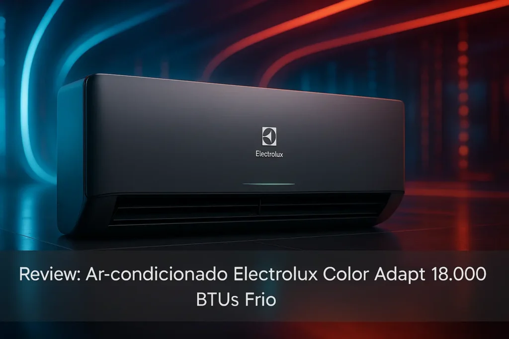 Ar-condicionado Electrolux Color Adapt 18.000 BTUs Frio: Potência e Estilo