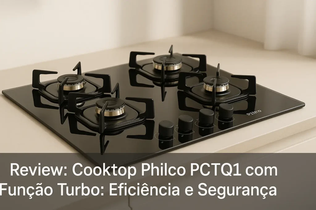 Cooktop Philco PCTQ1 com Função Turbo: Eficiência e Segurança