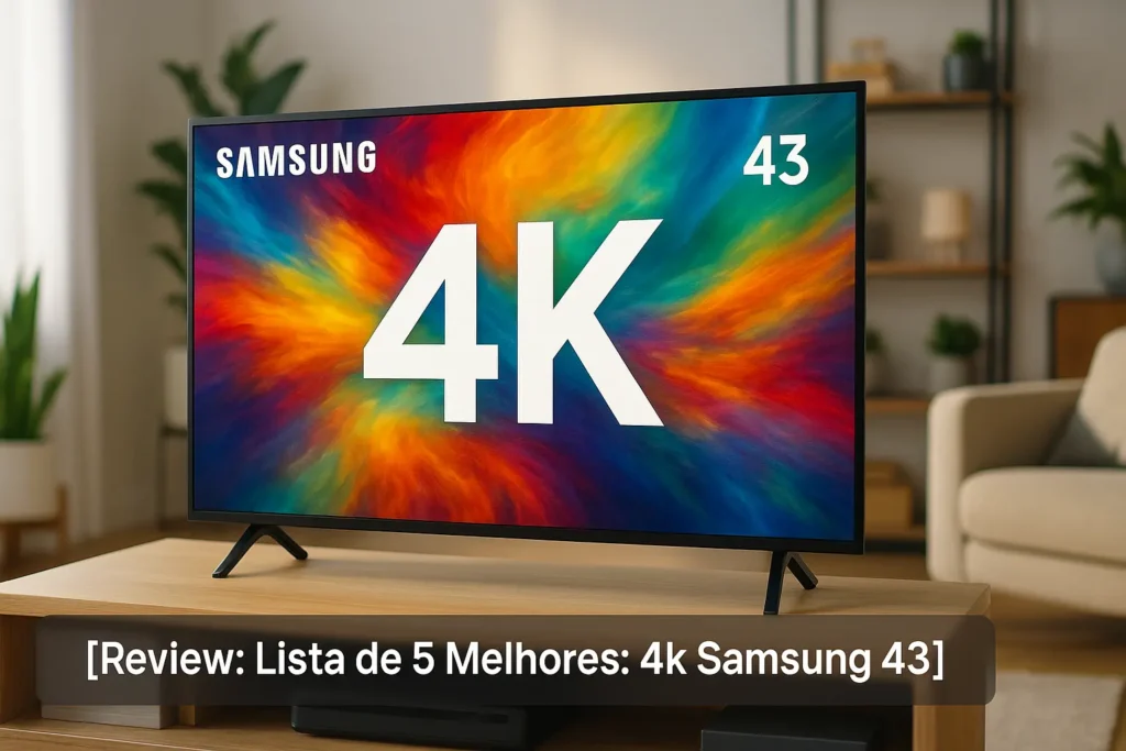 Lista de 5 Melhores: 4k Samsung 43