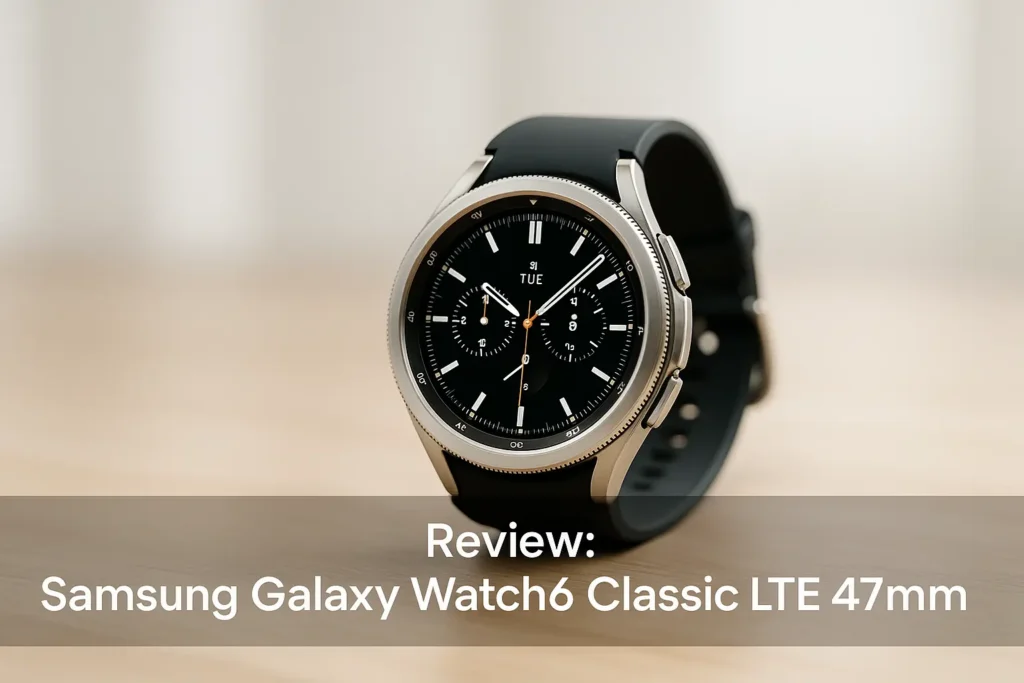 Samsung Galaxy Watch6 Classic LTE 47mm: Design e Conectividade Premium
