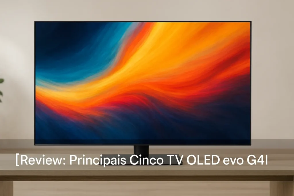 Principais Cinco TV OLED EVO g4