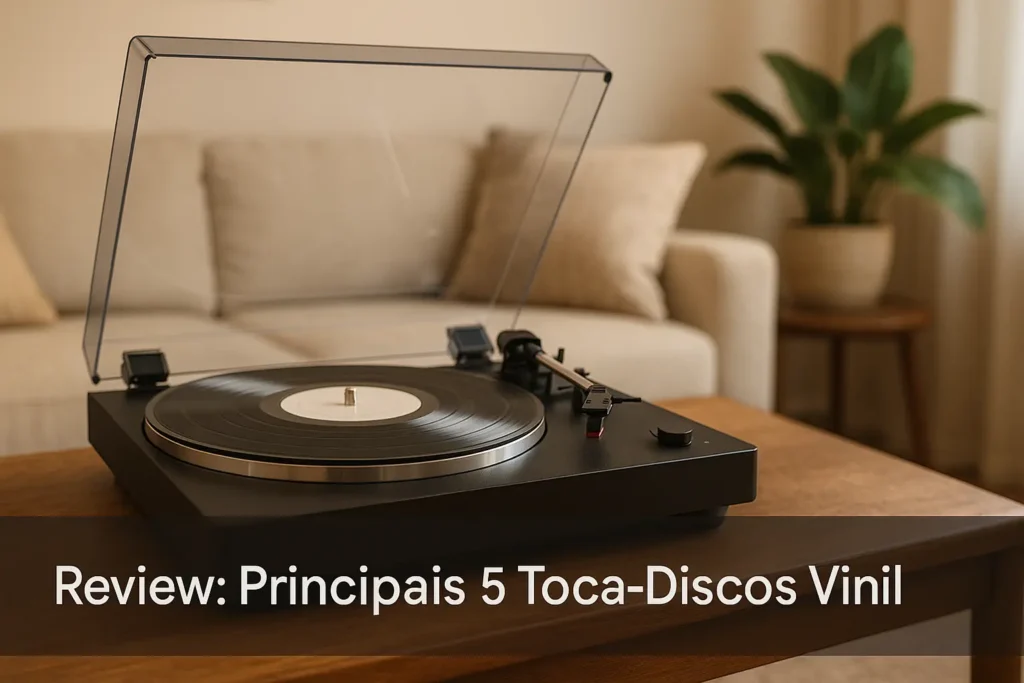 Principais 5 toca-discos vinil