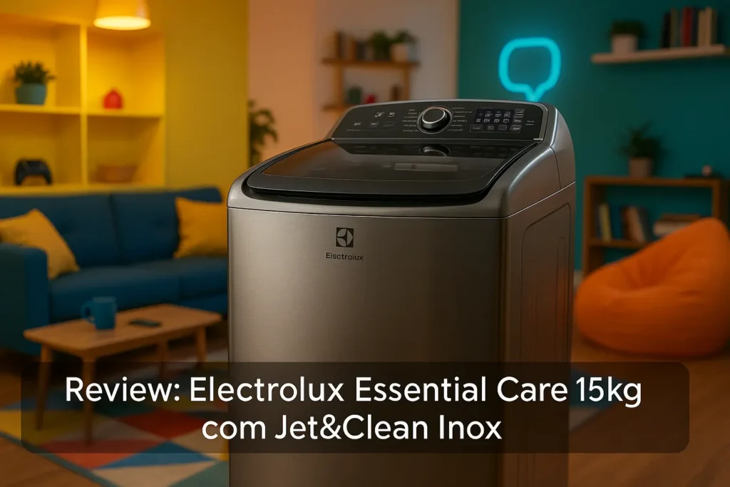 Electrolux Essential Care 15kg com Jet&Clean Inox