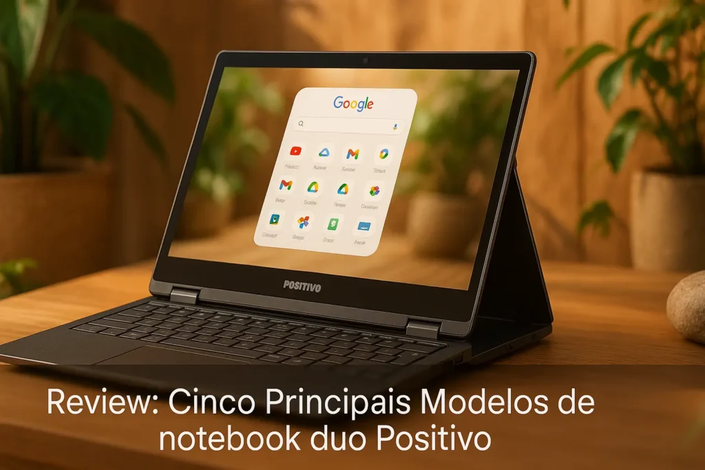 Cinco Principais Modelos de notebook duo Positivo