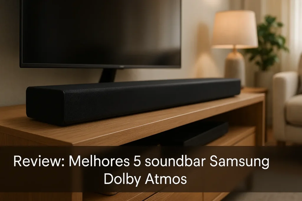 Melhores 5 soundbar Samsung dolby atmos