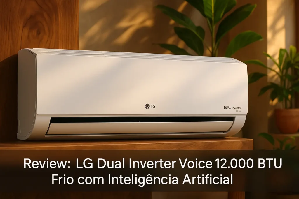 LG Dual Inverter Voice 12.000 BTU: Frio com Inteligência Artificial