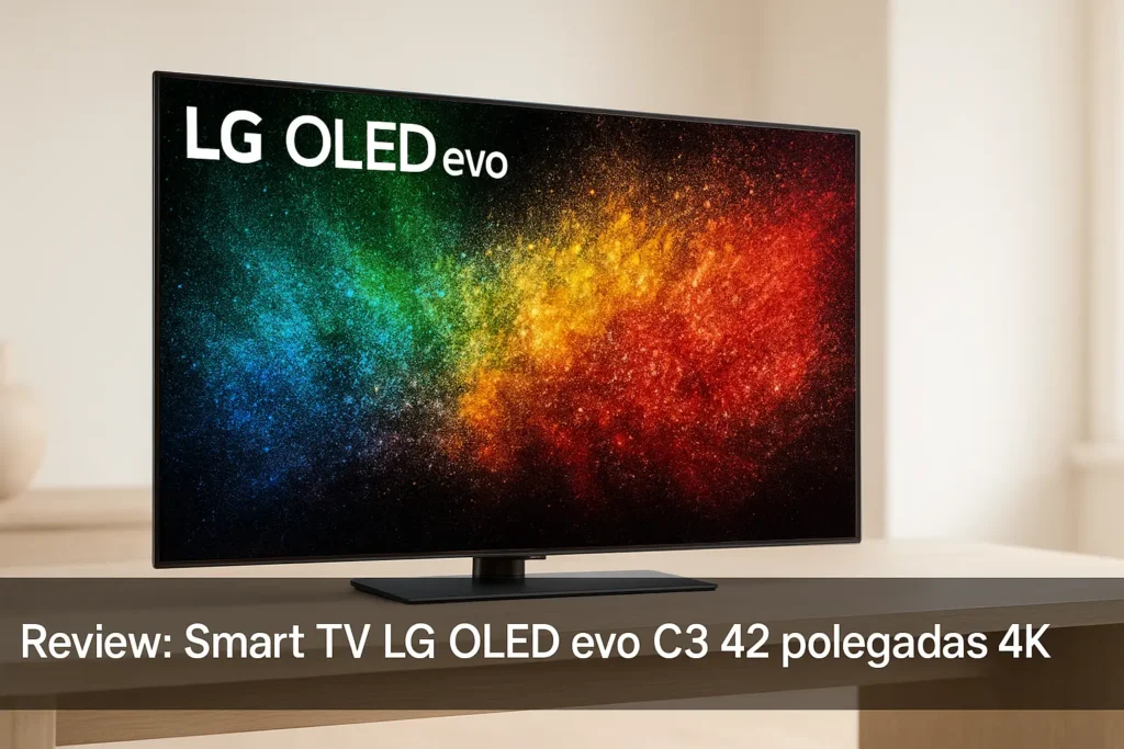 Principais Cinco Smart TV LG OLED EVO C3 42 polegadas 4K