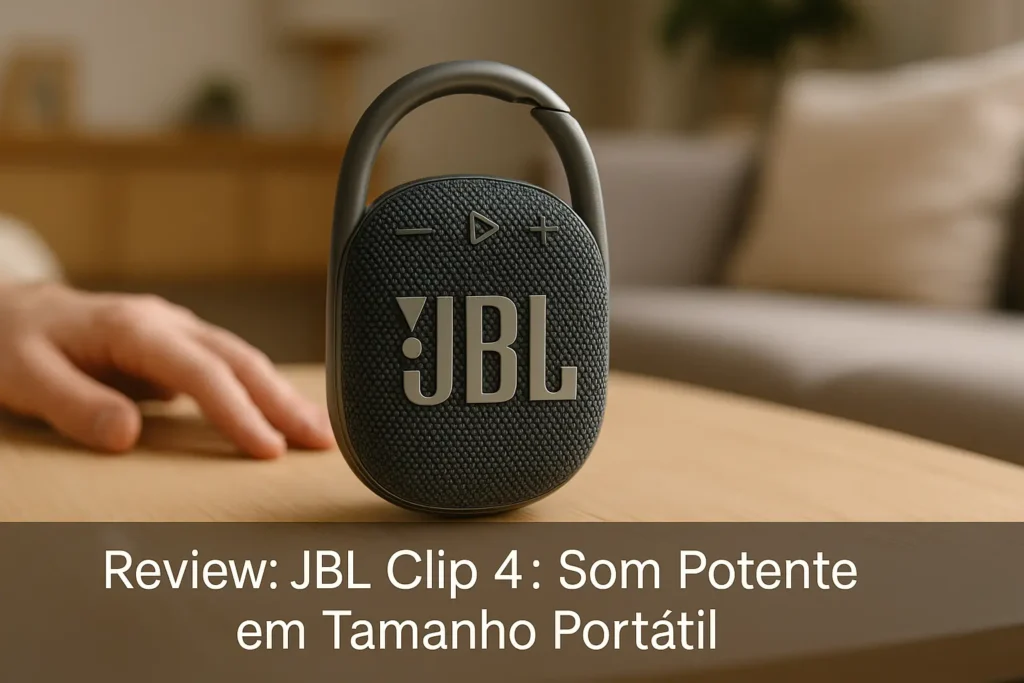 JBL Clip 4: Som Potente em Tamanho Portátil