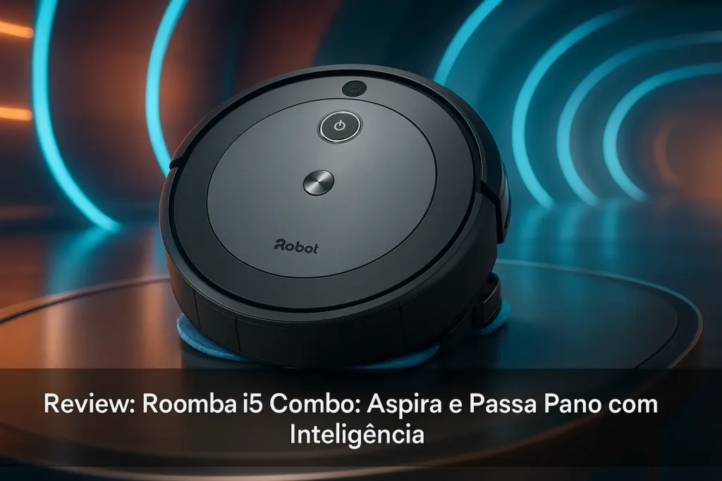 Roomba i5 Combo: Aspira e Passa Pano com Inteligência
