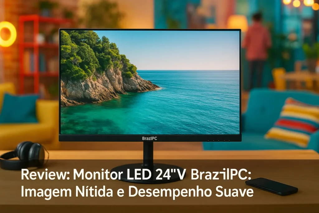 Monitor LED 24" BrazilPC: Imagem Nítida e Desempenho Suave