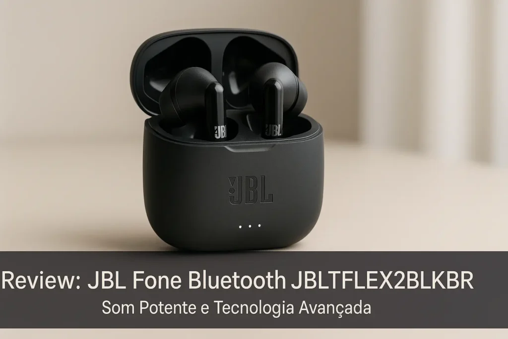 JBL Fone Bluetooth JBLTFLEX2BLKBR: Som Potente e Tecnologia Avançada