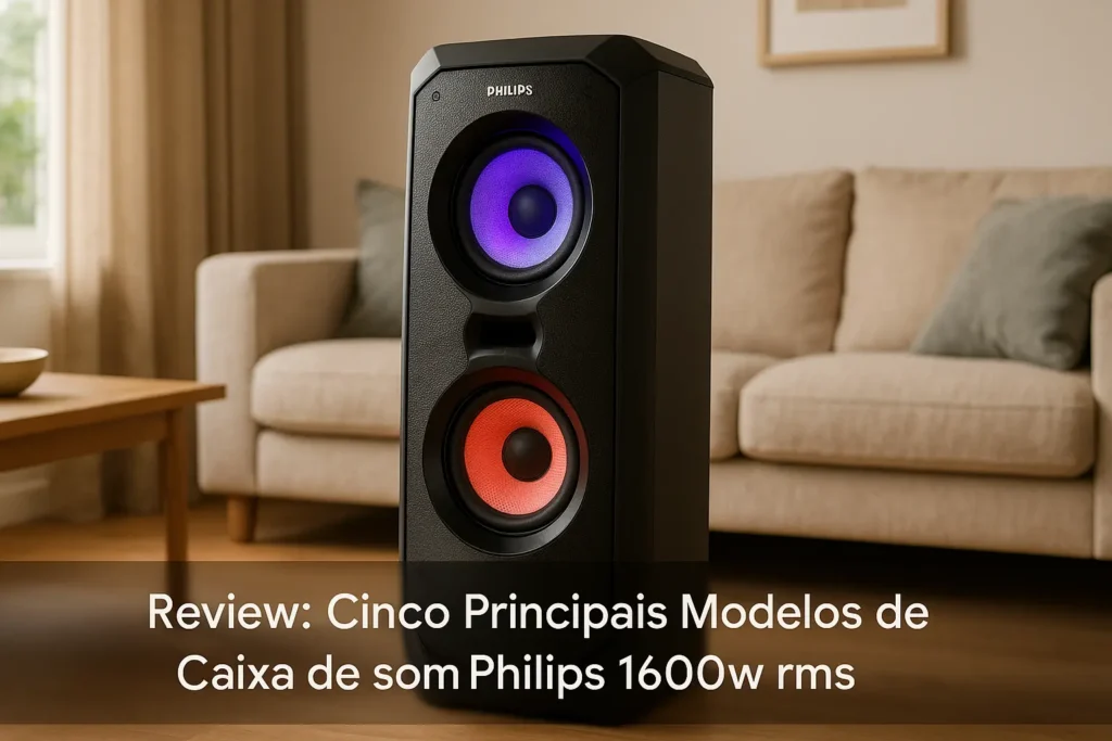 Cinco Principais Modelos de Caixa de som Philips 1600w rms
