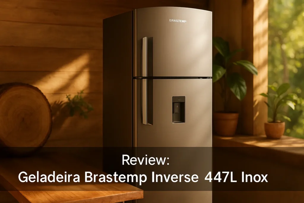 Geladeira Brastemp Inverse 447L Inox: Eficiência e Estilo
