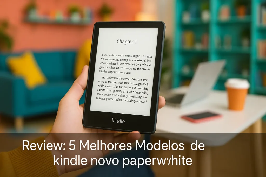 5 Melhores Modelos de kindle novo paperwhite