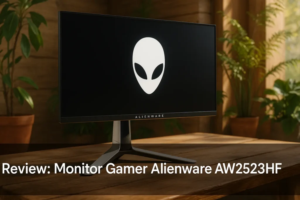 Monitor Gamer Alienware AW2523HF: 360 Hz e Alta Precisão