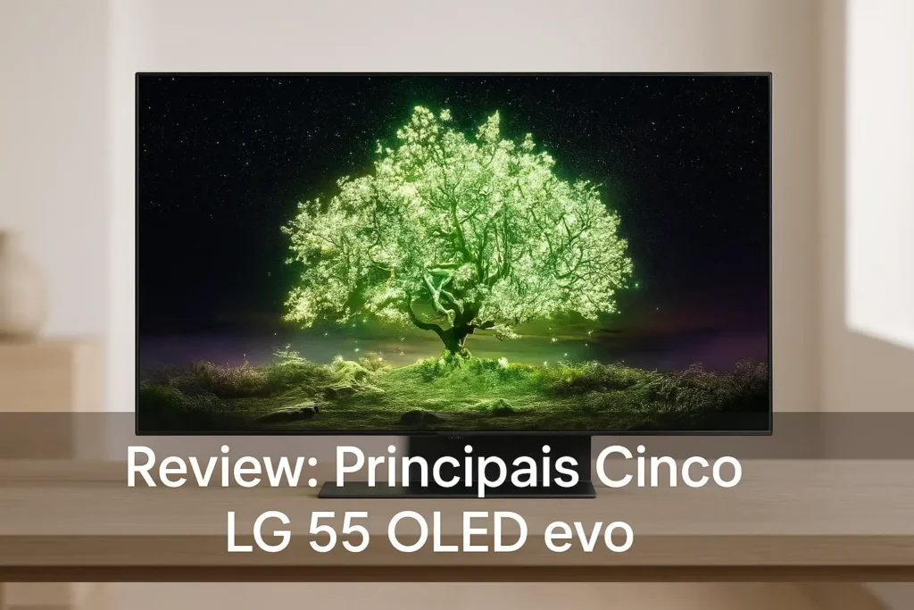 Principais Cinco LG 55 OLED EVO