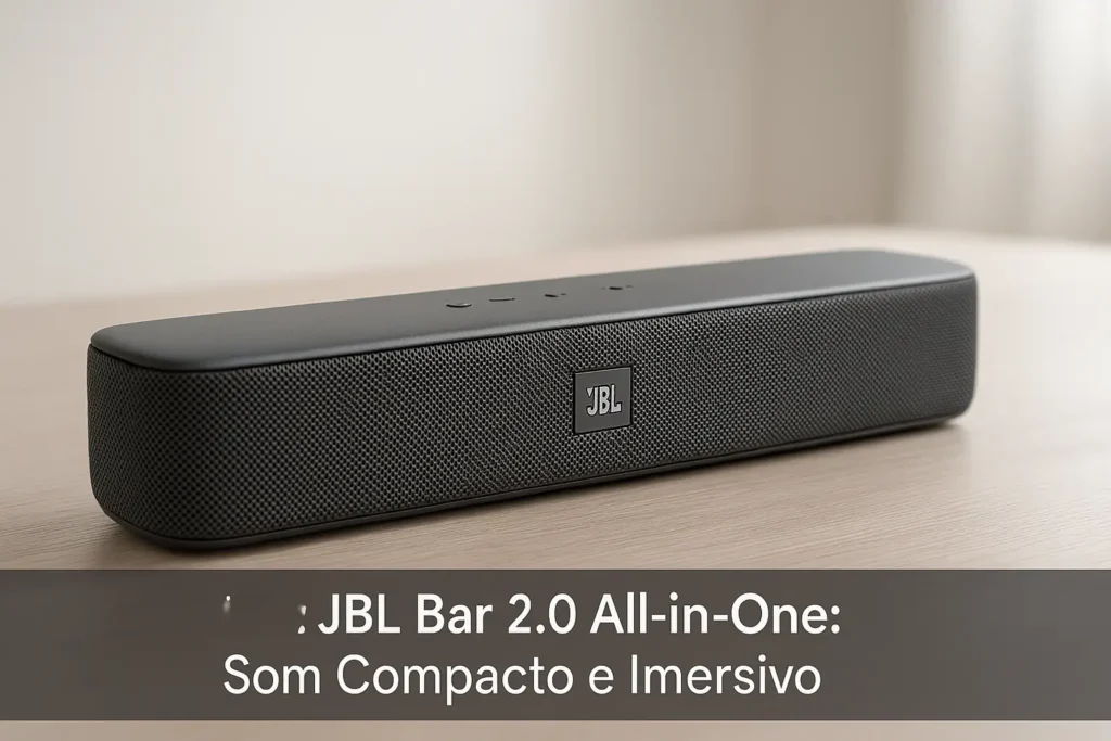 JBL Bar 2.0 All-in-one: Som Compacto e Imersivo