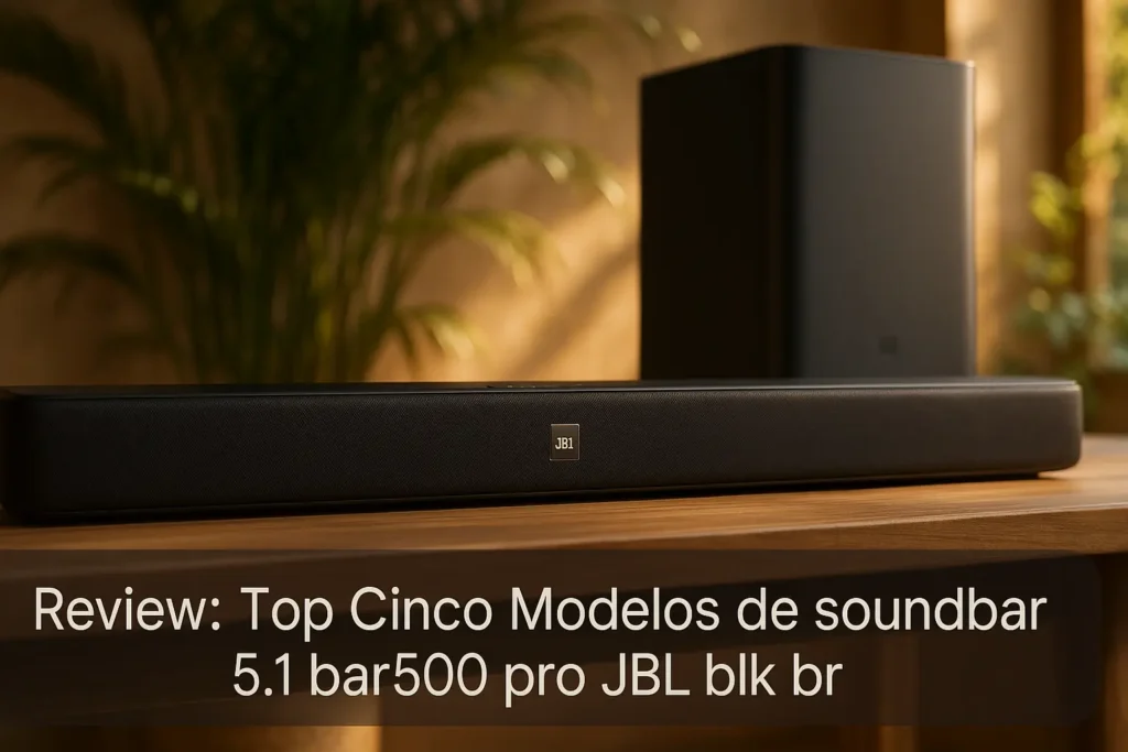 Top Cinco Modelos de soundbar 5.1 bar500 pro JBL blk br
