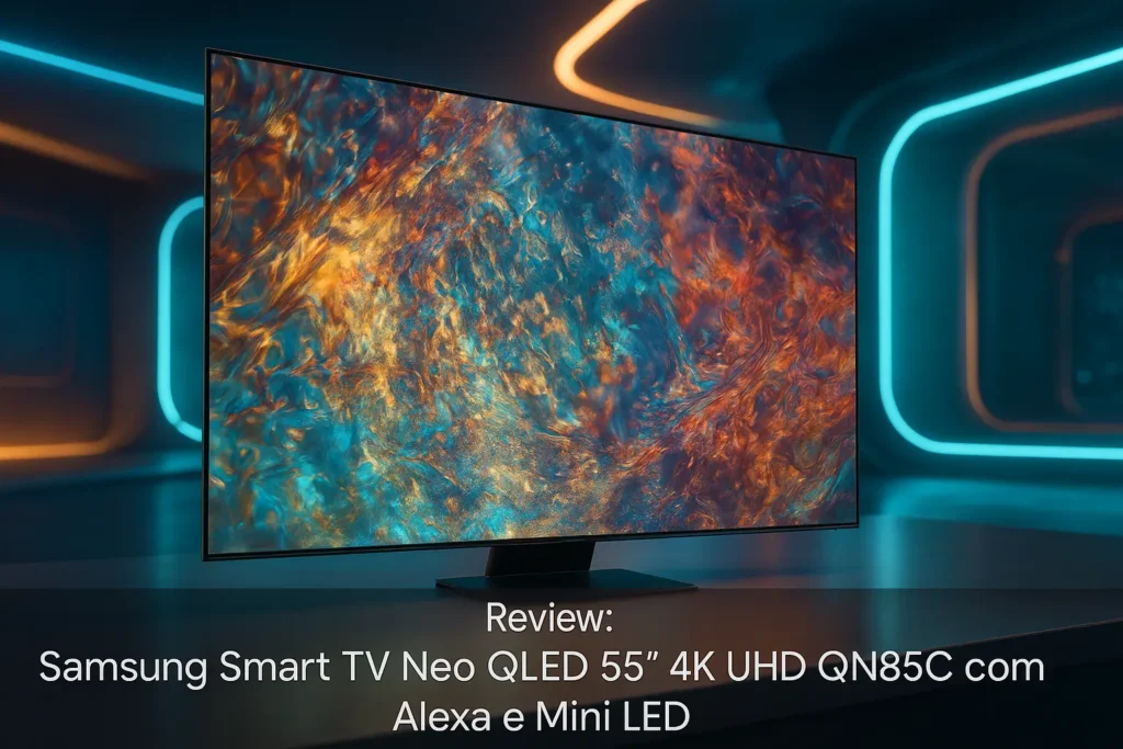 Samsung Smart TV Neo QLED 55" 4K UHD QN85C com Alexa e Mini LED