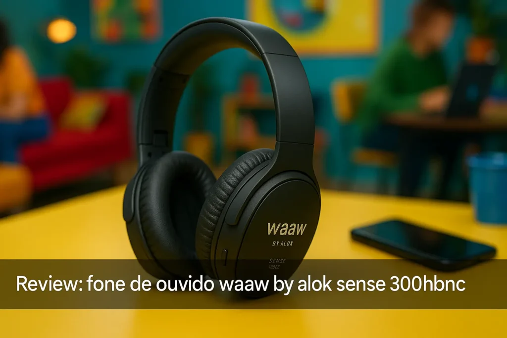 Principais Cinco fone de ouvido waaw by alok sense 300hbnc