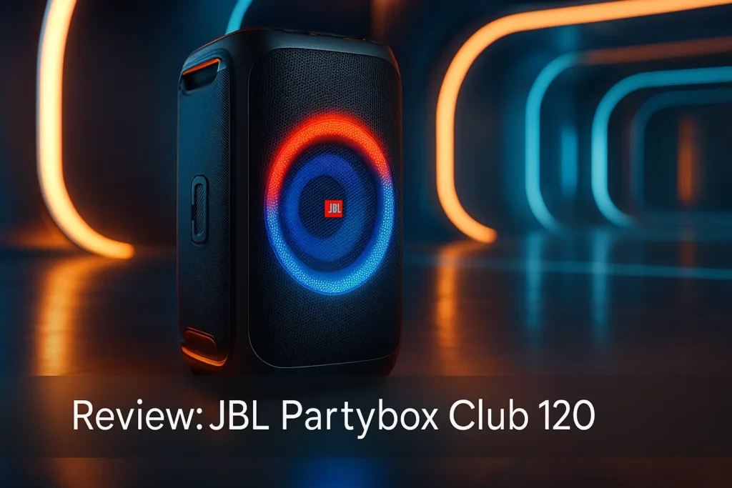 JBL Partybox Club 120: Som Potente com Luzes LED e Bluetooth 5.4