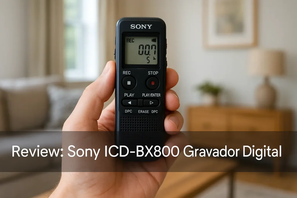 Sony ICD-BX800 Gravador Digital: Simples e Eficiente