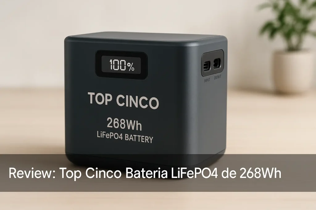 Top Cinco Modelos de bateria lifepo4 de 268wh