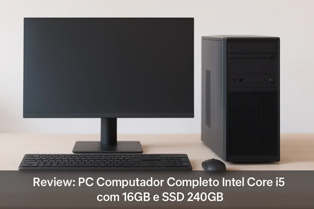 Pc Computador Completo Intel Core I5 com 16GB e SSD 240GB