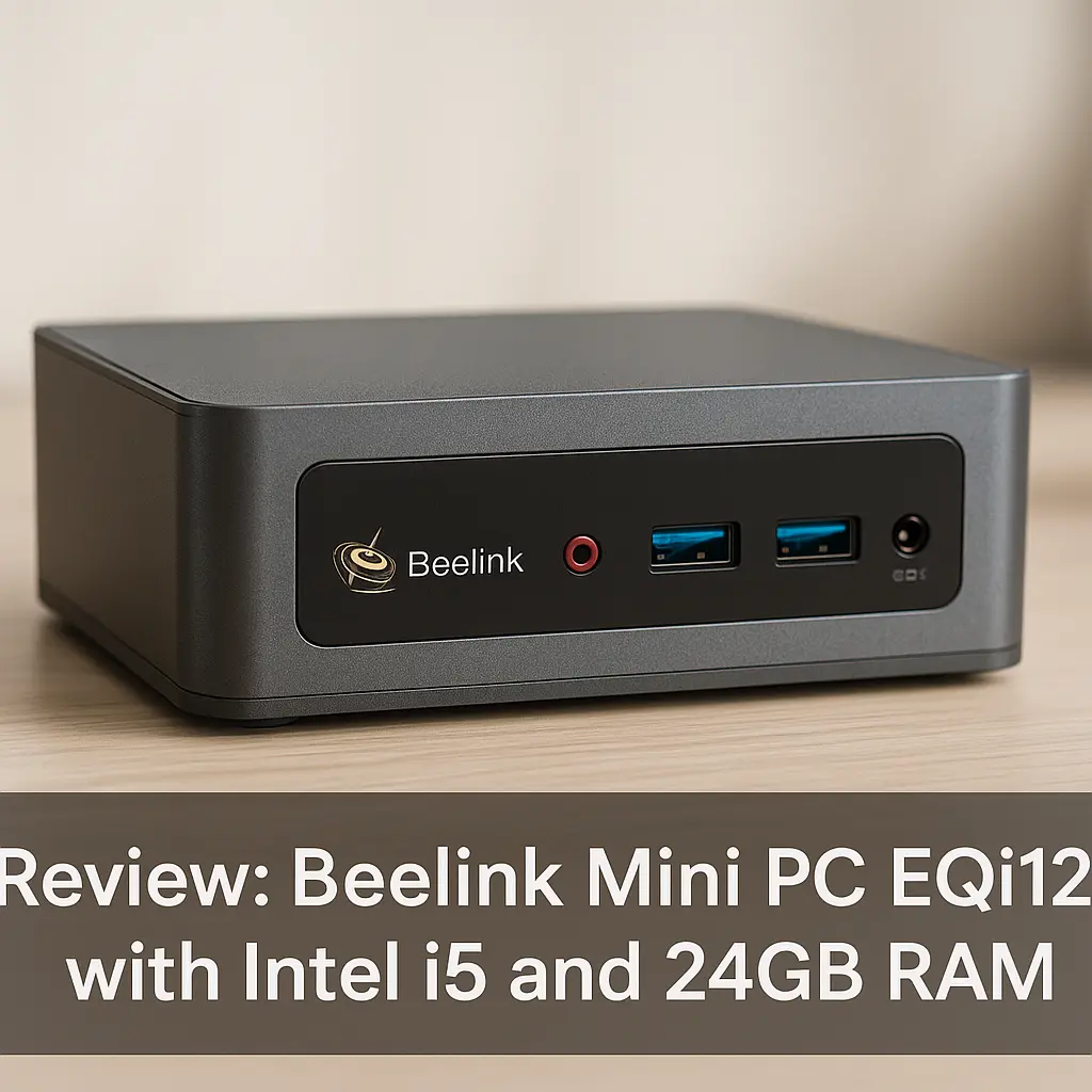 Beelink Mini PC EQi12 com Intel i5 e 24GB RAM