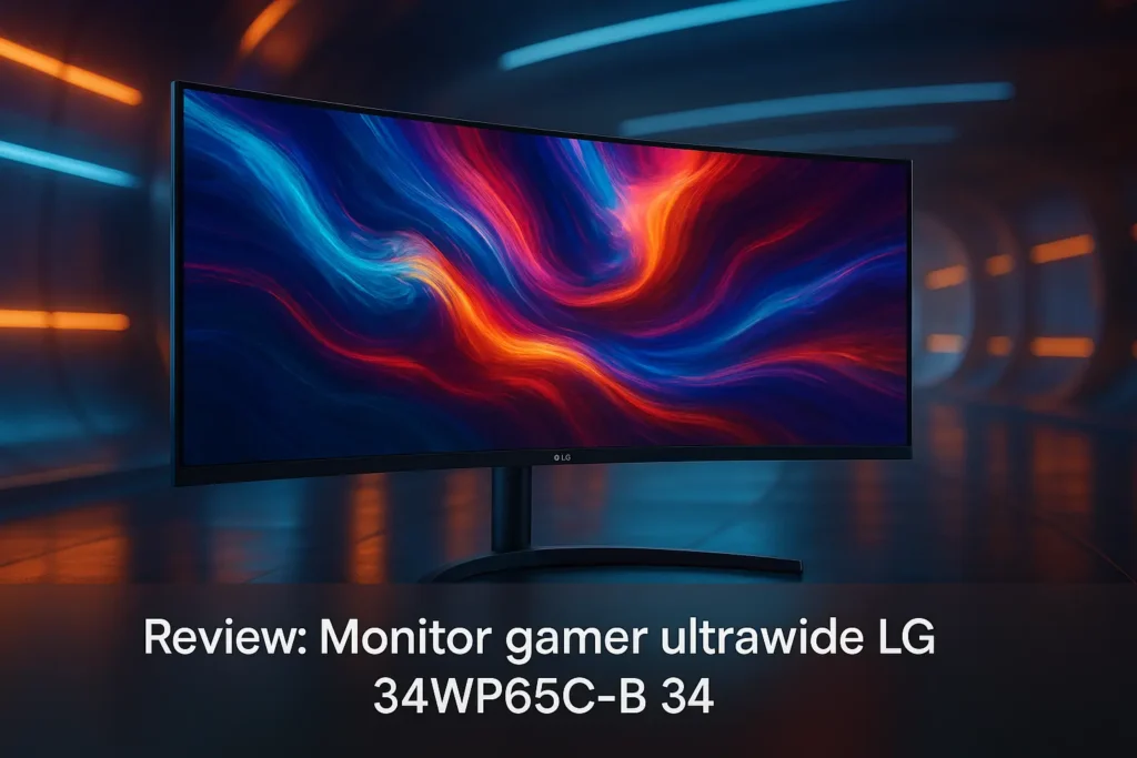 Principais 5 monitor gamer ultrawide LG 34wp65c-b 34