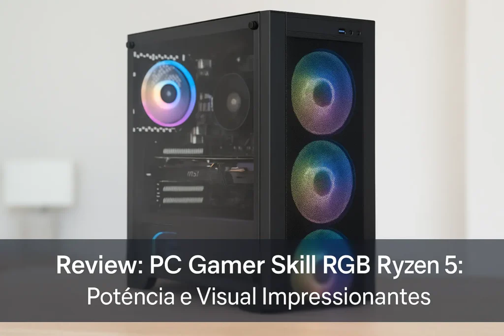 PC Gamer Skill RGB Ryzen 5: Potência e Visual Impressionantes