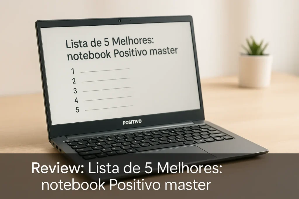 Lista de 5 Melhores: notebook Positivo master