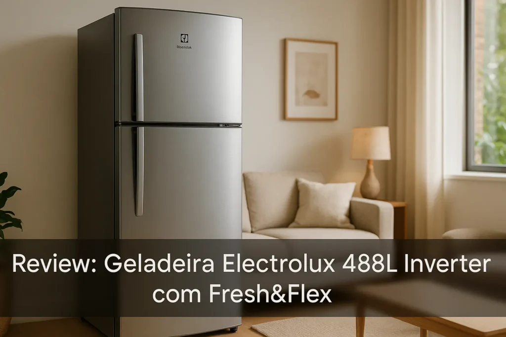 Geladeira Electrolux 488L Inverter com Fresh&Flex