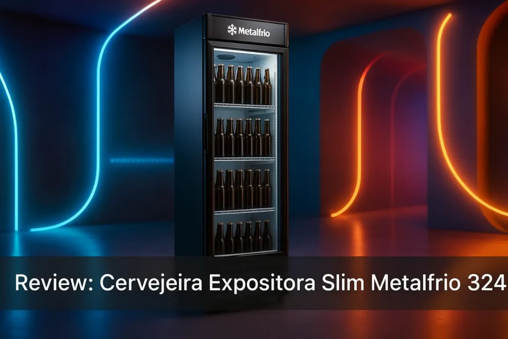 Cervejeira Expositora Slim Metalfrio 324L: Design e Desempenho Profissional