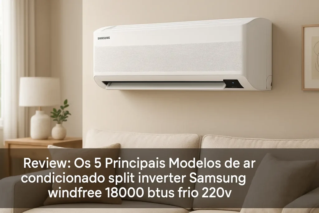 Os 5 Principais Modelos de ar condicionado split inverter Samsung windfree 18000 btus frio 220v