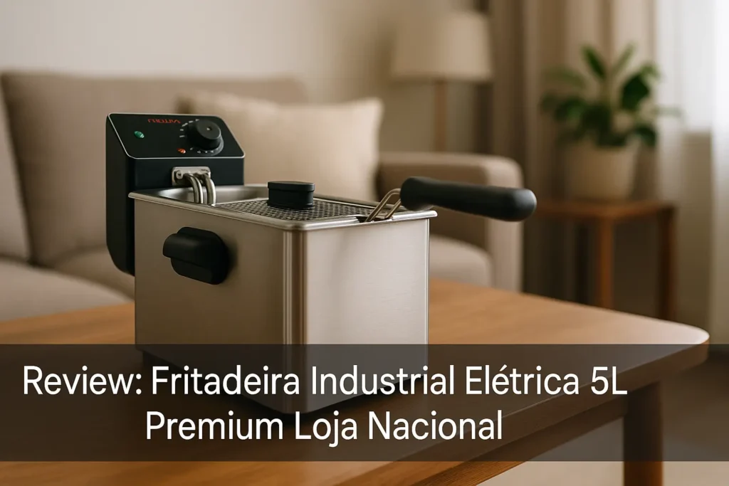 Fritadeira Industrial Elétrica 5L Premium Loja Nacional