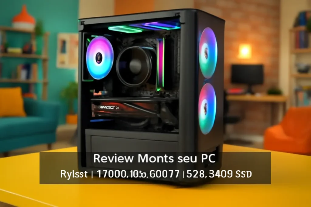 Monte seu PC: Ryzen 7 5700X, RX 5700 XT, 16GB, 480GB SSD