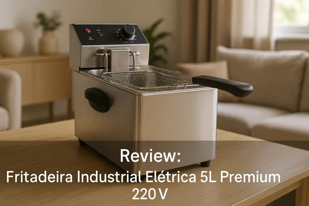 Fritadeira Industrial Elétrica 5L Premium 220V Loja Nacional