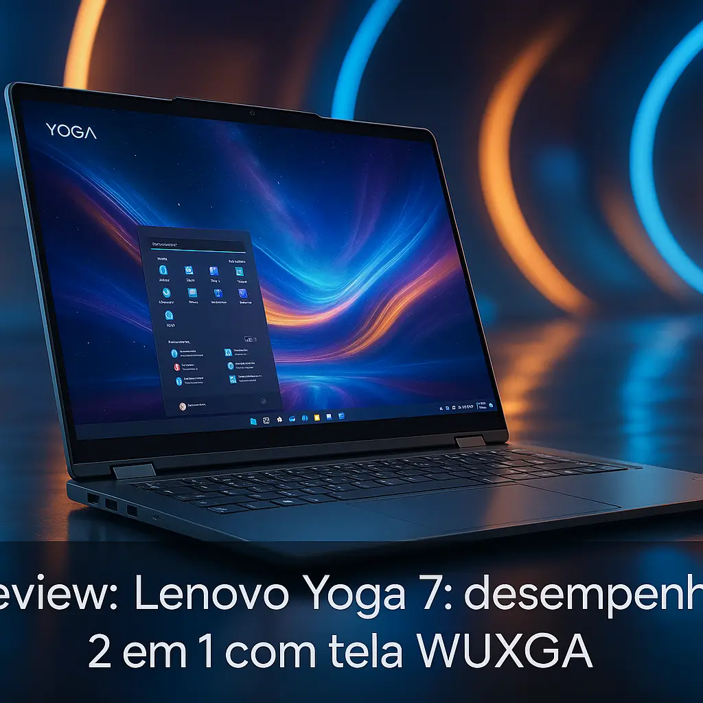 Lenovo Yoga 7: desempenho 2 em 1 com tela WUXGA