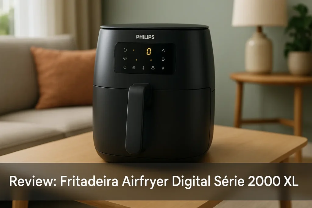 Fritadeira Airfryer Digital Série 2000 XL: eficiência e silêncio na cozinha