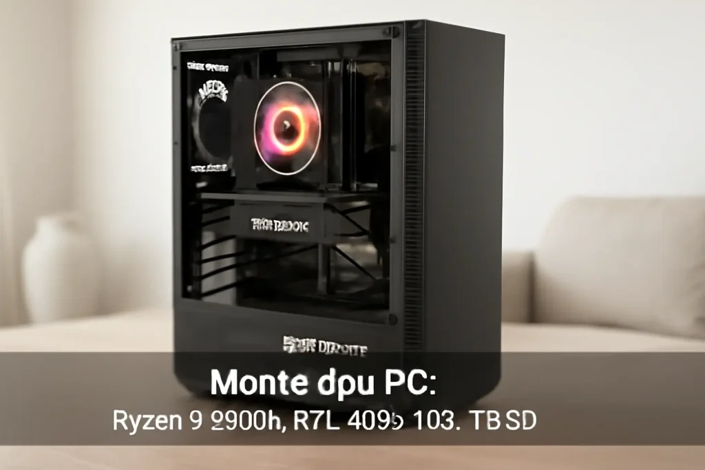 Monte seu PC: Ryzen 5 7600X, RTX 4060, 16GB, 1TB SSD
